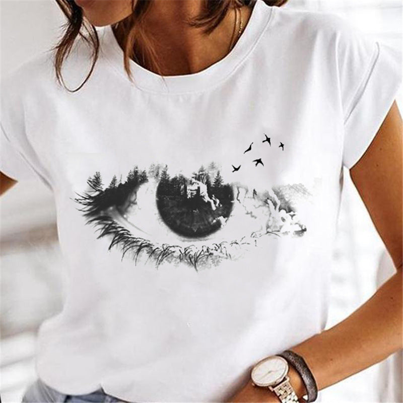 Frauen Löwenzahn T-shirts Mode Kleidung Cartoon Kleidung Wa