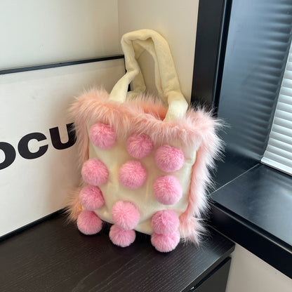 Süße Mode Plüsch Tasche Frauen
