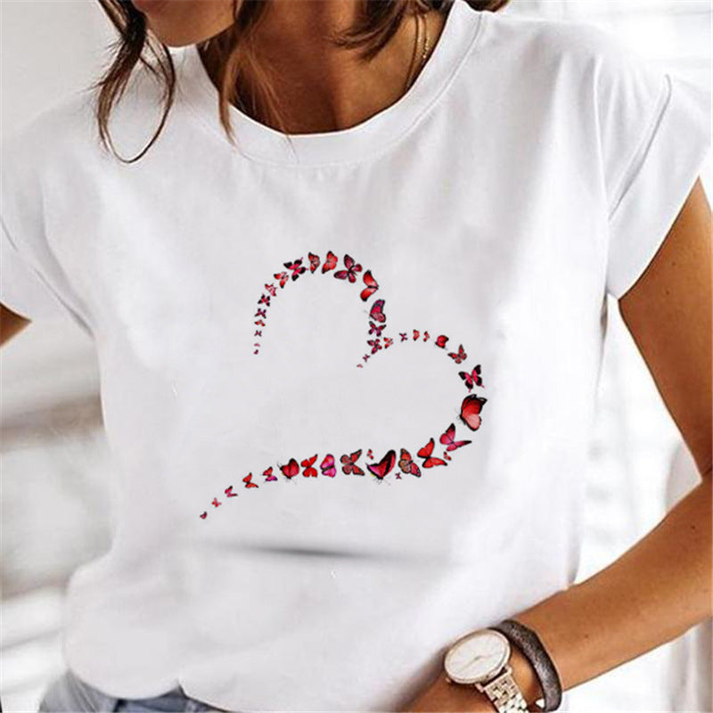 Frauen Löwenzahn T-shirts Mode Kleidung Cartoon Kleidung Wa