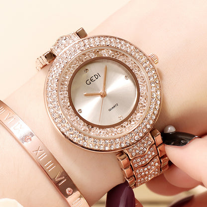 Damenuhr mit Diamantarmband