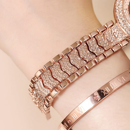 Damenuhr mit Diamantarmband