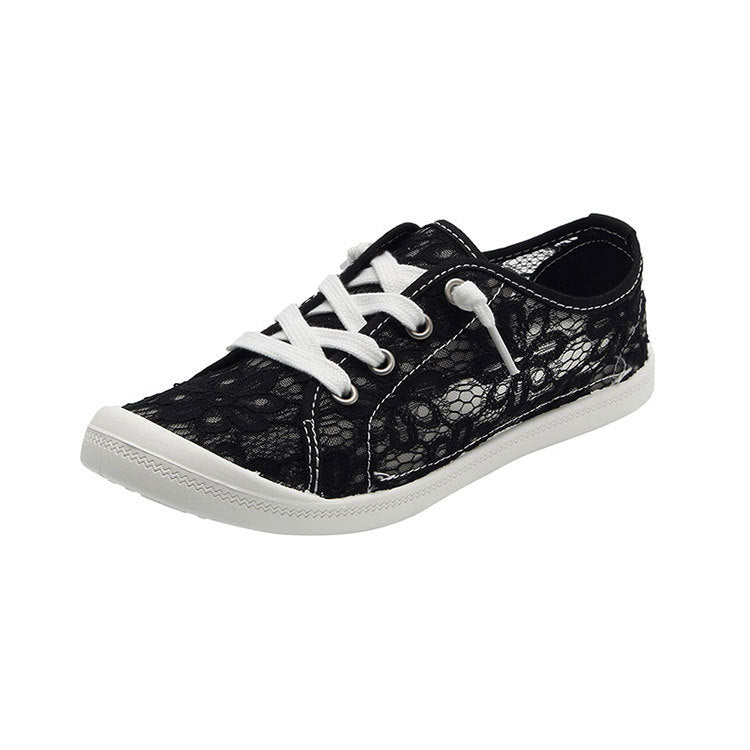 Lace Flats Schuhe Sommermode Freizeitschuhe Damen