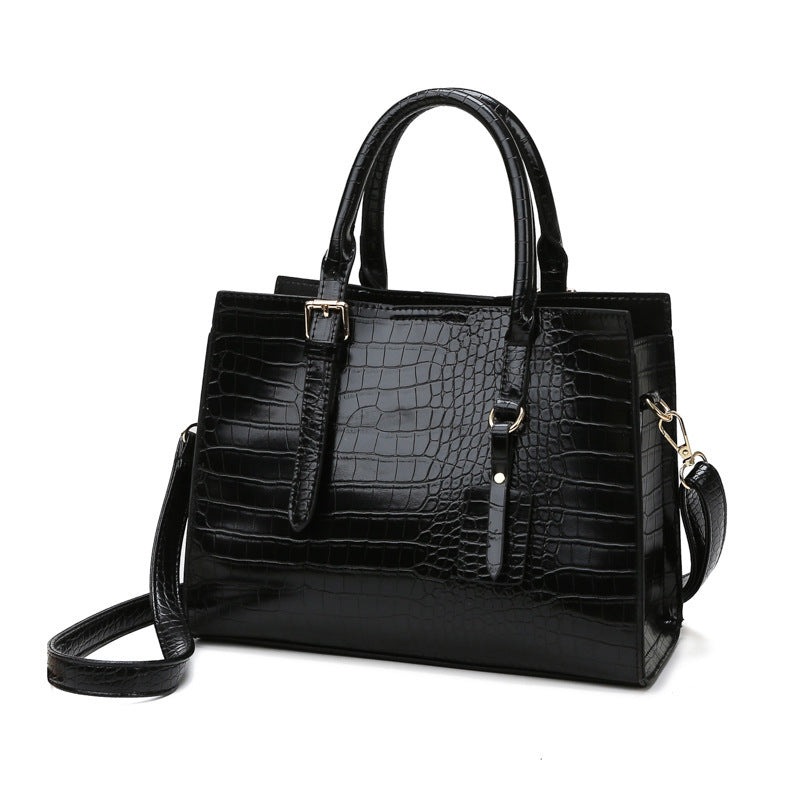 Lackleder Muster Mode Tasche Damen