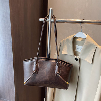Modische Retro-Tasche mit großem Fassungsvermögen für Damen