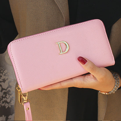 Lange Brieftasche Frauen Leder Damen Mode