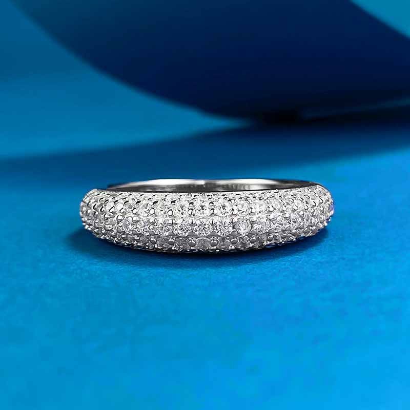 Europäischer und amerikanischer Vollrhinestone-Zirkonring für Damen