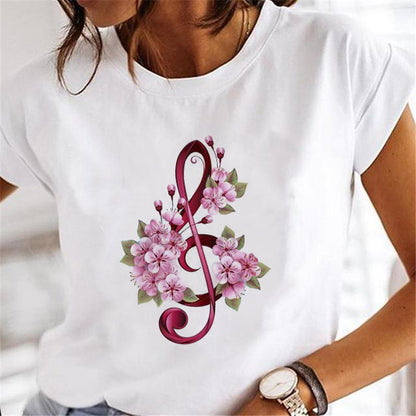 Frauen Löwenzahn T-shirts Mode Kleidung Cartoon Kleidung Wa