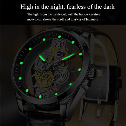 Herrenuhr Skelett Automatik Quarzuhr Gold Skelett Vintage Herrenuhr Herrenuhren Top-Marke Luxus