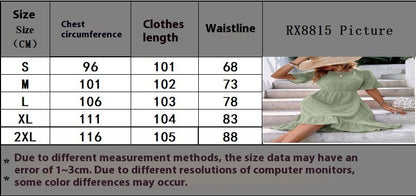 Europäische und amerikanische Damenbekleidung Neue gebundene Lotusblatt Kurzarm Mode Kleid Frauen