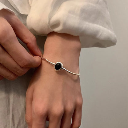 Elegantes Cold Feeling Aquamarin Armband für Damen