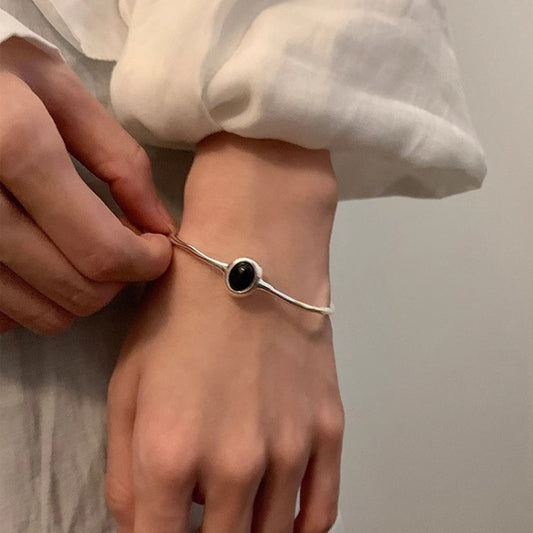 Elegantes Cold Feeling Aquamarin Armband für Damen