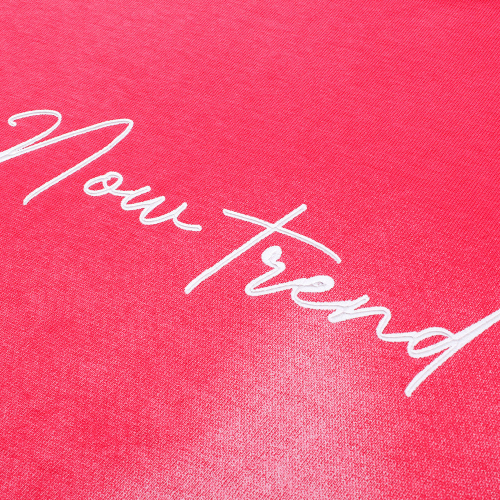 Inkjet Gradient Kurzarm Männer Kleidung High Street Nische