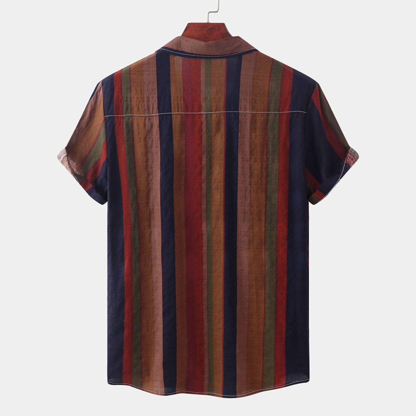 Sommer Herrenbekleidung Druck Casual Retro Shirt Männer