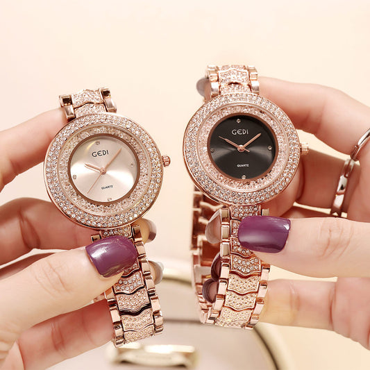 Damenuhr mit Diamantarmband