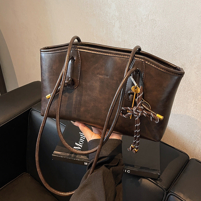 Modische Retro-Tasche mit großem Fassungsvermögen für Damen