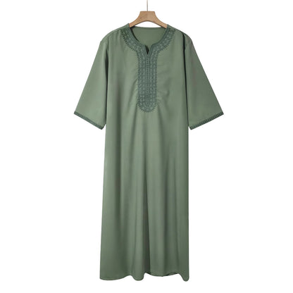 Ethnische Herrenbekleidung Naher Osten Muslim Lose Robe Männer