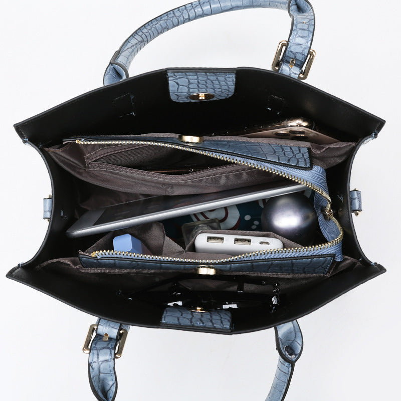 Lackleder Muster Mode Tasche Damen