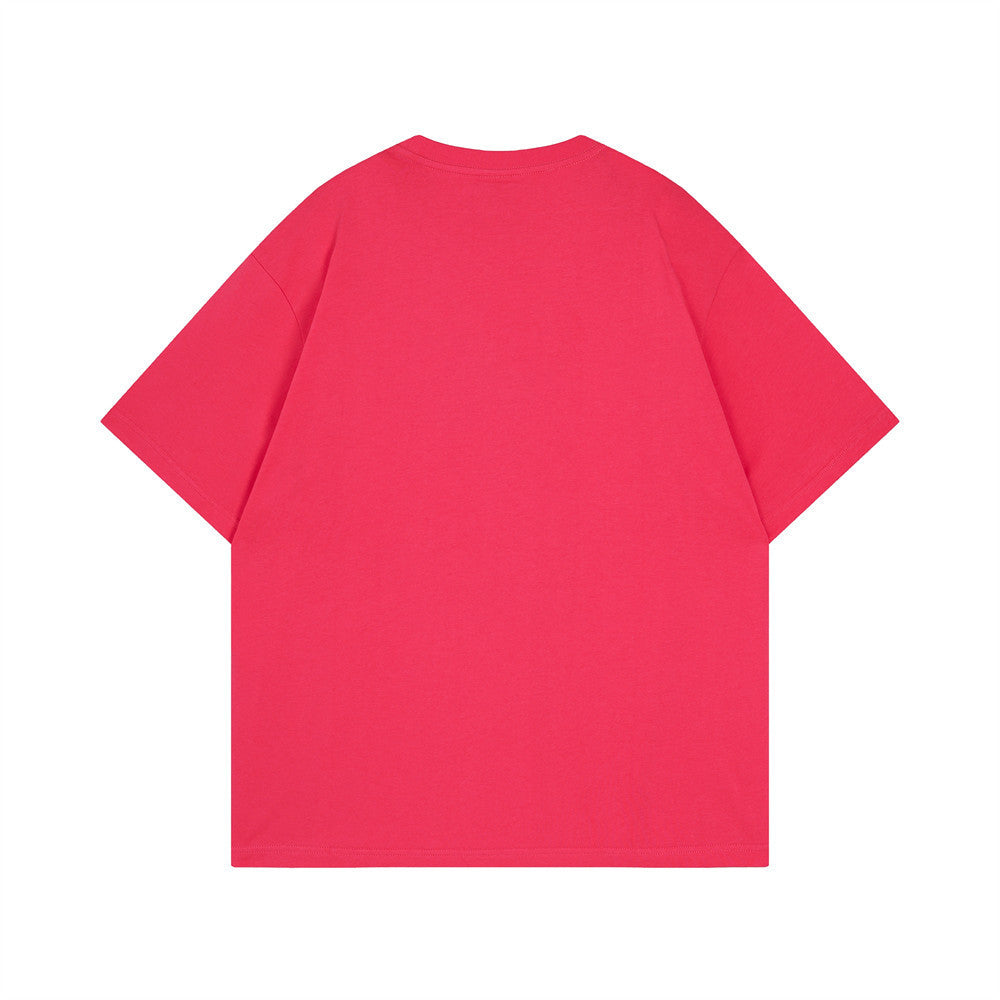 Inkjet Gradient Kurzarm Männer Kleidung High Street Nische