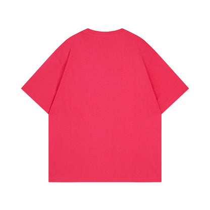 Inkjet Gradient Kurzarm Männer Kleidung High Street Nische