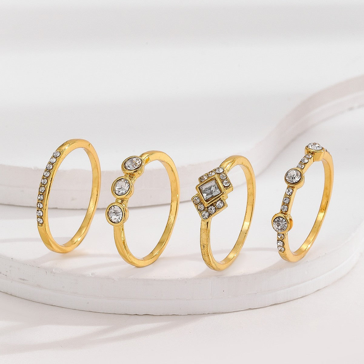 Ring Damenring Vintage Einfacher und übertriebener einzigartiger Frauenring
