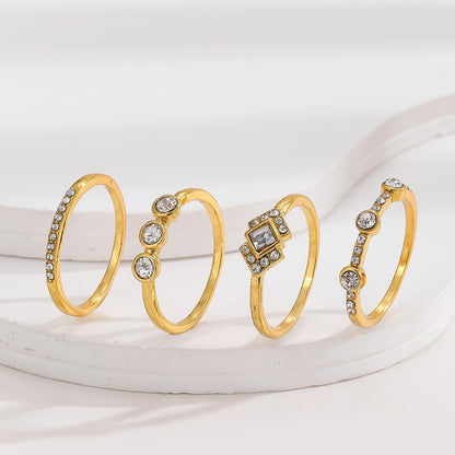 Ring Damenring Vintage Einfacher und übertriebener einzigartiger Frauenring