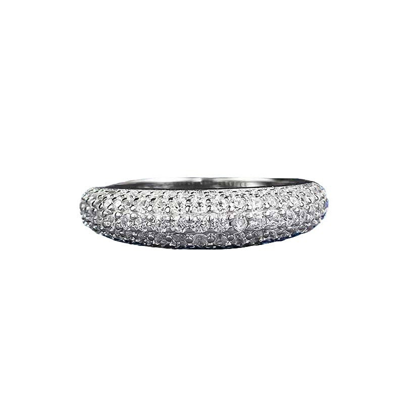 Europäischer und amerikanischer Vollrhinestone-Zirkonring für Damen