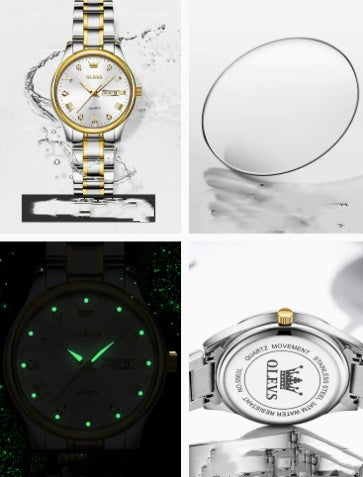 Einfache Temperament Uhren Licht Luxus Mode Wasserdicht