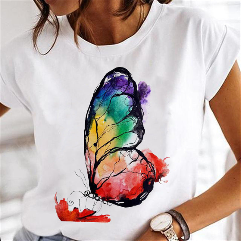 Frauen Löwenzahn T-shirts Mode Kleidung Cartoon Kleidung Wa