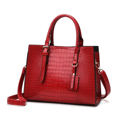 Lackleder Muster Mode Tasche Damen