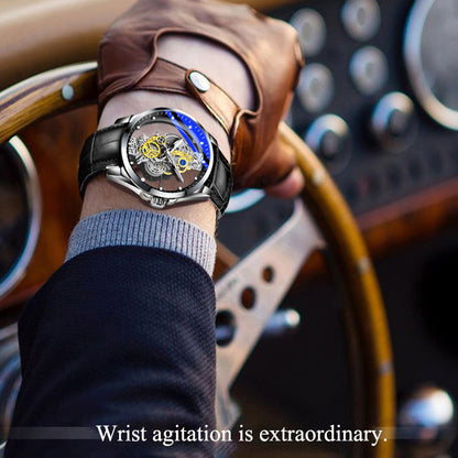Herrenuhr Skelett Automatik Quarzuhr Gold Skelett Vintage Herrenuhr Herrenuhren Top-Marke Luxus